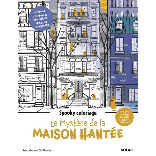 Le Mystère De La Maison Hantée - Spooky Coloriage