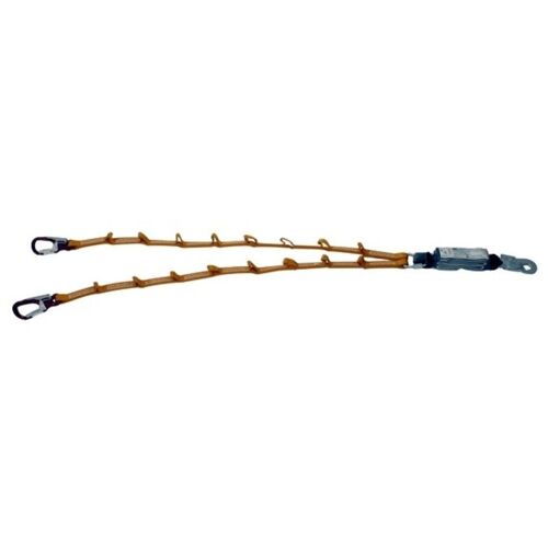Absorbeur D'énergie Avec Deux éléments D'Amarrage En Y Et 16 Boucles De Résistance 22kn, Pour Un Arrimage à Toute Largeur De Tro