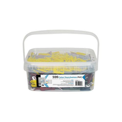 Kintech - Seau De 500 Cales Fourchette Avec Languette -