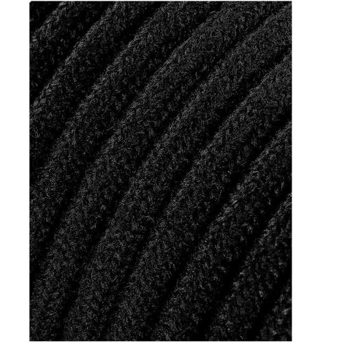 Câble Cordon Tubulaire 2x0,75mm C41 Noir 25m
