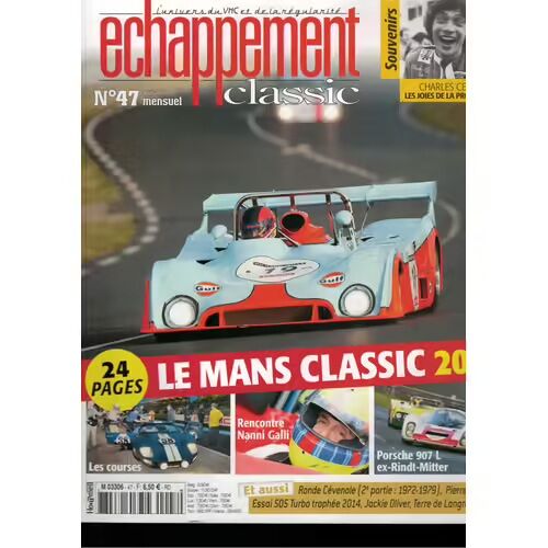Echappement Classic 47 De 2014 Toujan,Peugeot 505 Turbo Trophee,Le Mans Classic,Porsche 907l,Cevenole,Oliver,Morel,Cevert