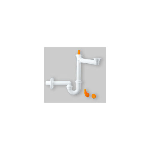 Lira - Siphon Gain De Place Pour évier 1 Voie 'spazio 1' 1'1/2 Tuyau D'évacuation Pp 40