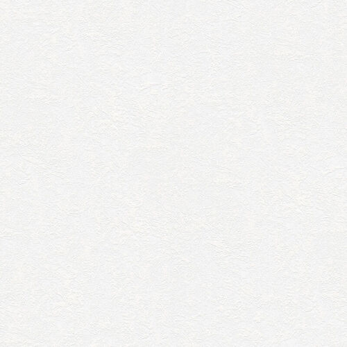 A.s.creations - Papier Peint Blanc En Effet Plâtre Papier Peint Uni Avec Structure De Plâtre à Peindre Papier Peint Structuré à Peindre
