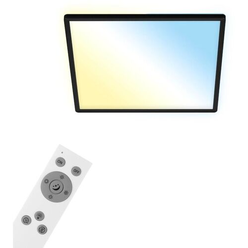 Briloner - Cct Led Panel Leuchten Slim S, 22 W, 3000 Lm, Ip20, Noir, Plastique, Dimmable, Cct, 42 X 42 X 2,5 Cm