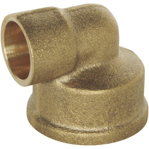 Raccord laiton coudé à souder sur tube cuivre Ø12 - sortie femelle 15/21 (1/2")  lot de 2