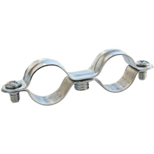 Collier de fixation double pour tube Ø28 mm  lot de 2