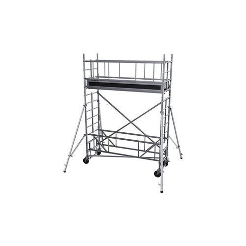 Matisère - Echafaudage Roulant Alu - Hauteur De Travail Max 4.30m - Ips0220t