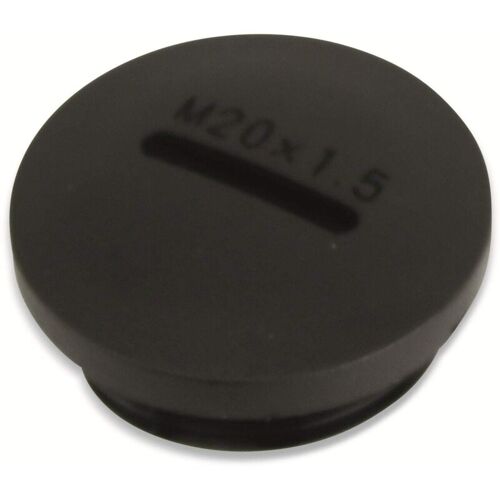 Bouchon Fileté Kss, Métrique, M20, Noir