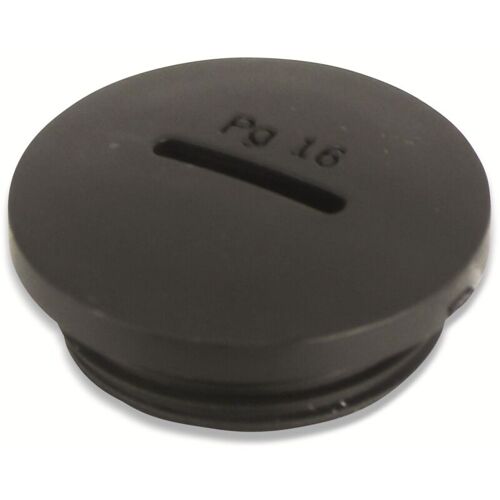 Bouchon Fileté Kss, Pg, Pg-16, Noir
