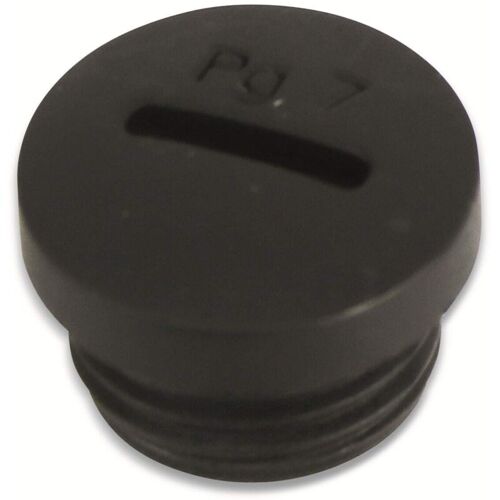Bouchon Fileté Kss, Pg, Pg-7, Noir