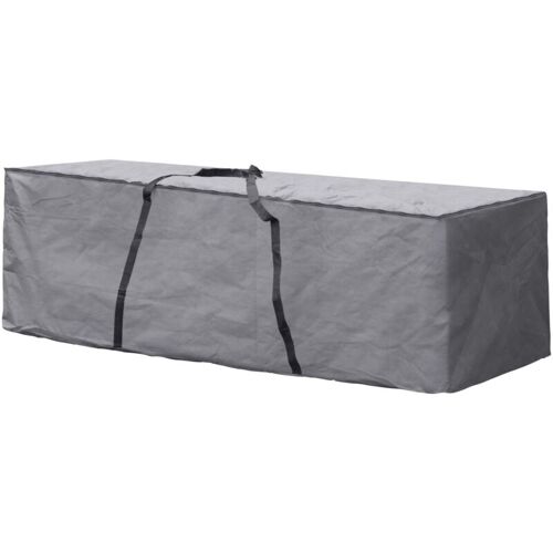 Séc De Rangement Pour Coussin D'extérieur Xl, Housse Coussin De Jardin, Rangement Coussin Sélon De Jardin, Séc Hivernage, Rangement Étanche, Imperméable, Gris, 200 Cm X 75 Cm X 60 Cm - Perel