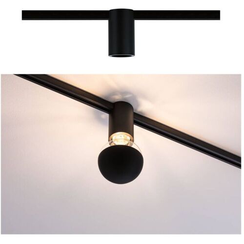 Socket Plafonnier Urail E27 Noir - Paulmann