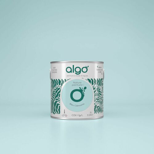 Algo - Peinture écologique sétin - Bleu Clématite - 5l