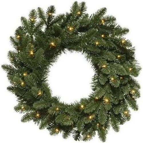 Amicasé Couronne De NoÃ«l élégante Avec 60 Lumières Led