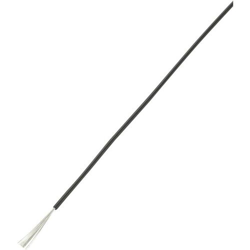 1567226 Fil De Câblage Liy 1 X 0.75 Mm² Noir 100 M - Tru Components