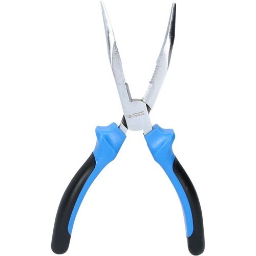 Brilliant Tools - Pince à Bec Demi-rond, Coudée, 150 Mm