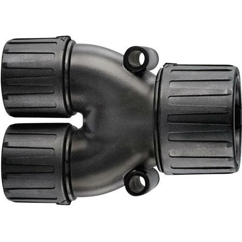 Hellermanntyton - 166-25802 Hg21-y16 Distributeur En Y Noir 21 Mm, 16 Mm, 16 Mm 1 Pc(s) - Noir