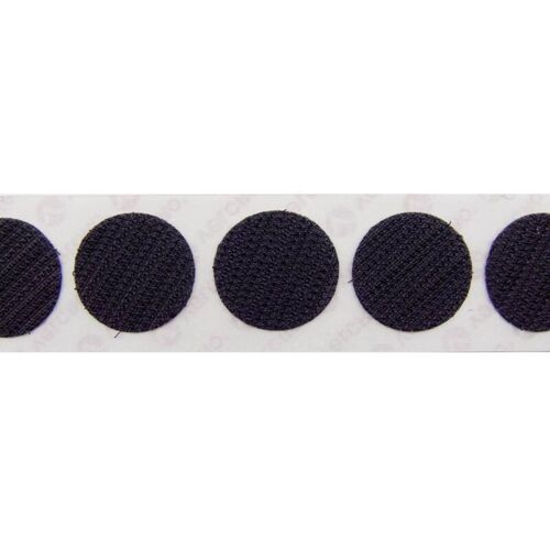 Velcro E28801933011425 Pastilles Rondes Auto-agrippantes à Coller Partie Crochets (Ã¿) 19 Mm Noir 1120 Pc(s) S82568
