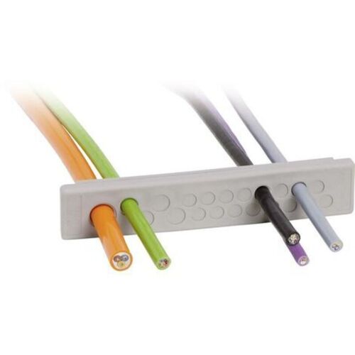Plaque De Traversée De Câble Icotek Kel-dp-e 46/9 43587 Max. Des Bornes 12.1 Mm Elastomère Gris 1 Pc(s)