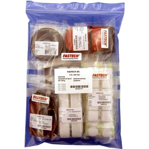 Assortiment De Bandes Auto-agrippantes Fastech 580-set-bag 64 Pc(s) S28745