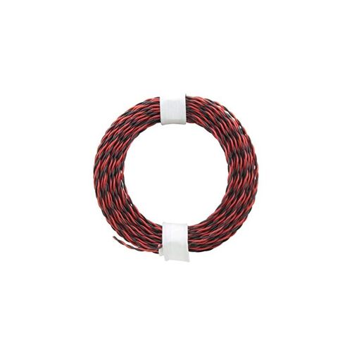 Donau Elektronik - 210 Extra Fine Double Fil, Rouge/noir, 10 M Gmbh 210-10