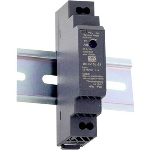 Mean Well - Ddr-15g-3.3 Convertisseur Cc/cc Pour Rail (din) 3.3 V/dc 3.5 à 11.6 W Nbr. De Sorties:1 X Contenu 1 Pc(s)