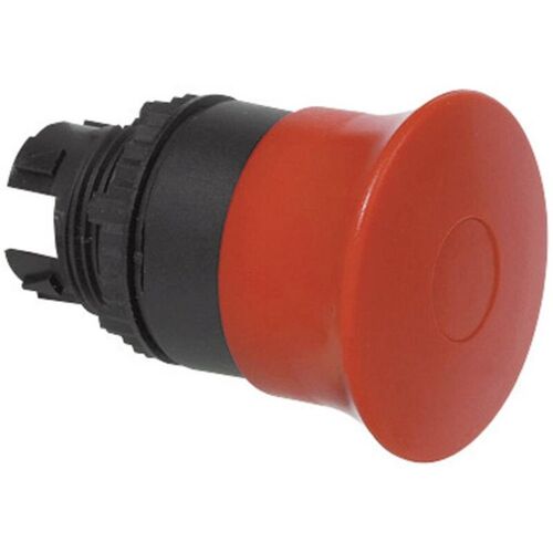 Bal22dd01 L22dd01 Bouton Champignon Collerette Plastique, Noir Rouge Décrochage Par Traction 1 Pc(s) - Baco