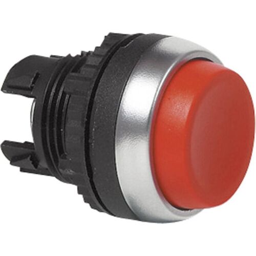 223826 L21ab03 Bouton-poussoir Collerette Plastique, Chromé Noir 1 Pc(s) - Baco
