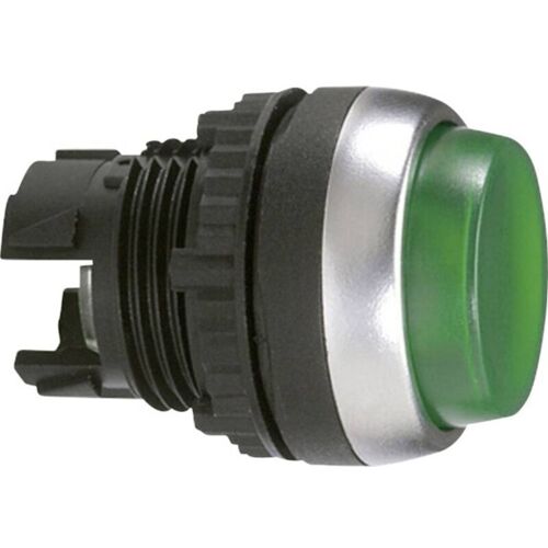 224012 L21ak20 Bouton-poussoir Collerette Plastique, Chromé Vert 1 Pc(s) - Baco
