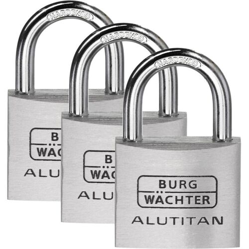 Burg Wachter - Burg WÃ¿chter 36251 Cadenas 40.00 Mm Fermeture Universelle Aluminium Avec Serrure à Clé C304292