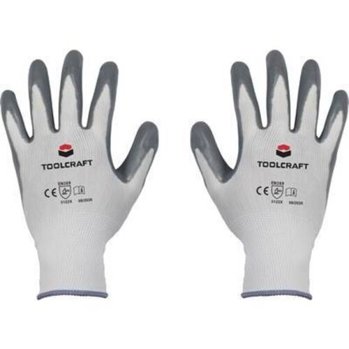 Gants De Travail Taille: 10 Toolcraft To-5621505 Polyamide, Nitrile En 388 Cat Ii 1 Paire(s)