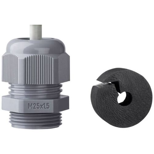 Presse-étoupe Jacob K345-1025-01 Avec Décharge De Traction M25 Polyamide Gris-argent (ral 7001) 1 Pc(s)