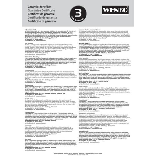 Wenko - Abattant Tilos Taupe Easy Close Thermop.