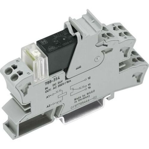 Wago 788-354 Module Relais Tension Nominale: 24 V/dc Courant De Commutation (max.): 16 à 1 Inverseur (rt) 1 Pc(s) S71819