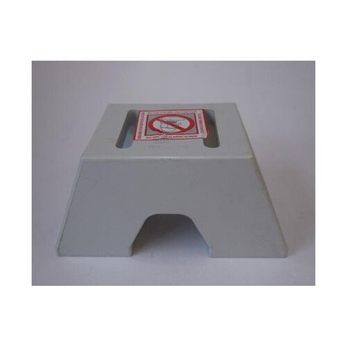 Unex - Support Vertical Gris 150mm En U23x Pour Fixation Métallique 8mm De Chemin De Câbles 100-150mm