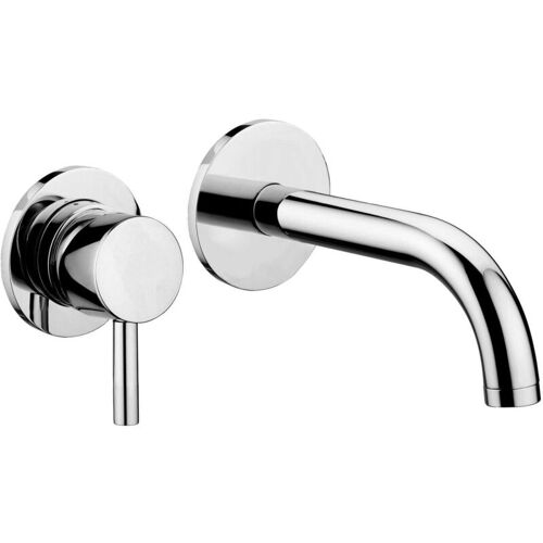 Paffoni - Stick - Mitigeur De Lavabo Encastré Avec Corps D'Encastrement, Installation 2 Trous, Chrome Sk006cr70