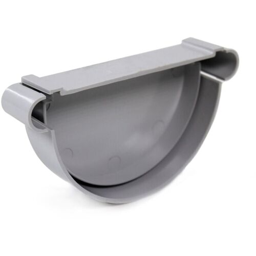 Fond De Gouttière Pvc 25 Droite/gauche - Gris - First Plast