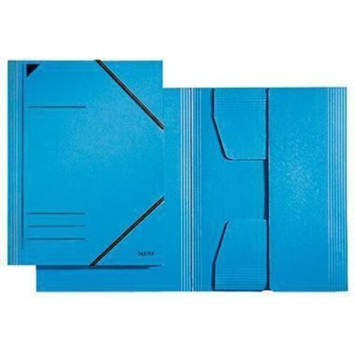 Eckspannermappe 39810035 Din A4 Karton Blau - Leitz