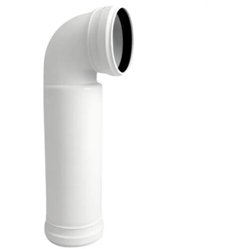 Regiplast - Pipe Coudée évacuation Bâti Support Horizontale Ou Verticale, 90 / 100 Mm
