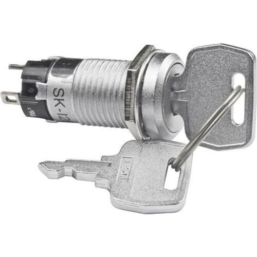 Nkk Switches - Sk12aaw01 Sk12aaw01 Commutateur à Clé 250 V/ac 1 à 1 X On/on 1 X 90 ° 1 Pc(s)