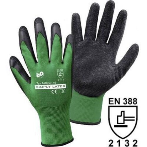 L+d - Leipold+döhle, Gants Fins Simply En Latex, Vert/noir, Lot De