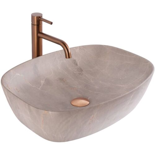 Rea - Vasque à Poser Lavabo Freja Beige