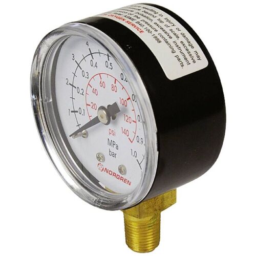 Norgren - Manomètre Imi 18-015-028 Raccordement (manomètre) Par Le Dessous 0 à 25 Bar Filetage Extérieur R1/8 1 Pc(s) S69014