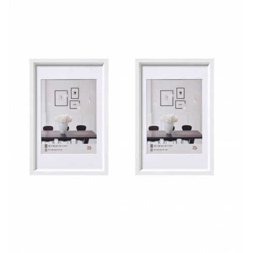 Lot De 2 Cadres - Walther Steel Style - 20 X 30 Cm - Blanc - Livraison Gratuite