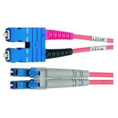 TelegÃ¿rtner - 100012241 Fibre Optique Fo Câble De Raccordement 2.00 M Turquoise [1x Sc Mâle - 1x Lc Mâle] 50/125 Î? Multimode Om3 S159101