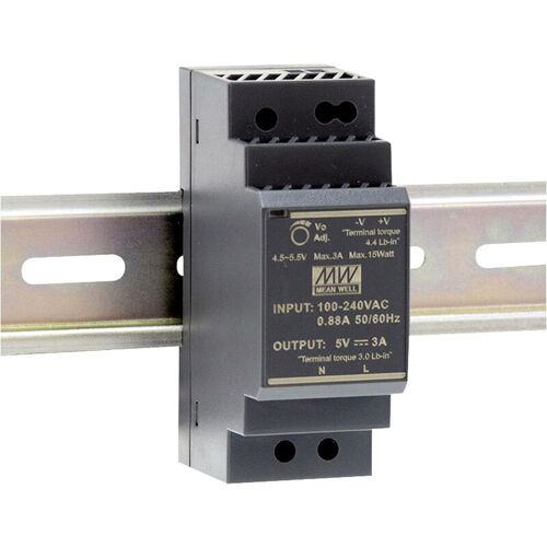 Alimentation Rail Din Mean Well Hdr-30-24 24 V/dc 1.5 à 36 W Nbr. De Sorties:1 X Contenu 1 Pc(s) C017611