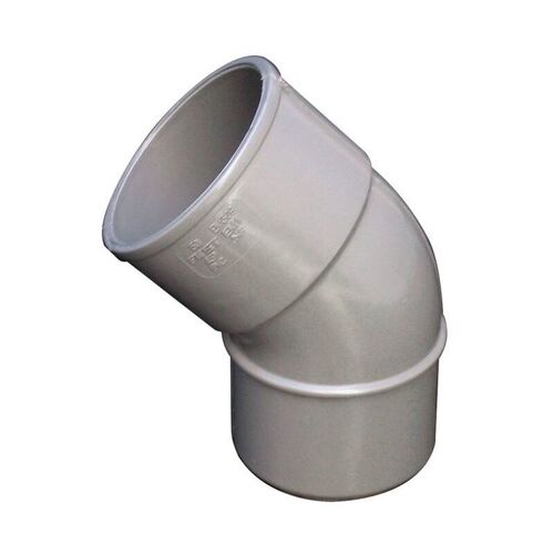First Plast - Coude 45° Mâle Femelle 50 Gris