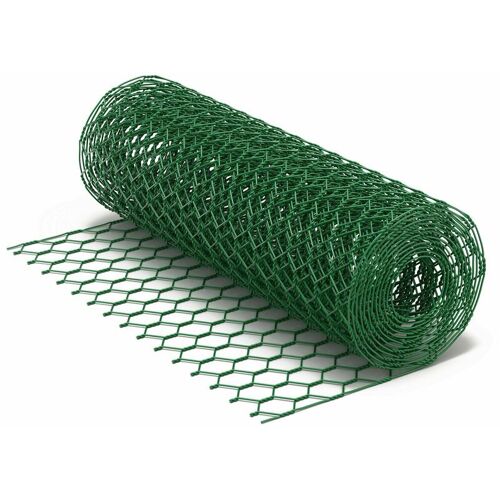 Helloshop26 - Grillage Fil De Volière En Vert Avec Maille De 25 X 25mm Rouleau 120 Cm X 10 M