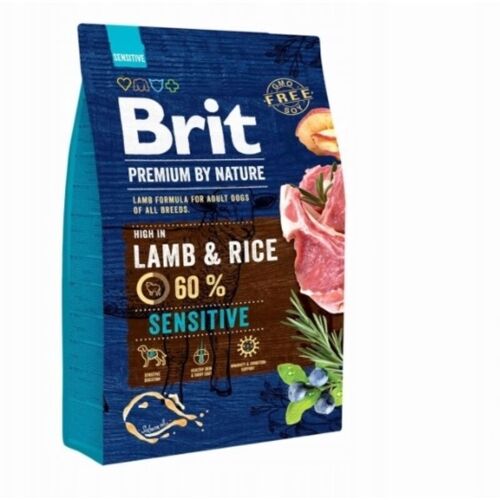 Brit - Premium By Nature Sensitive Agneau Au Riz - Nourriture Sèche Pour Chien - 3 Kg