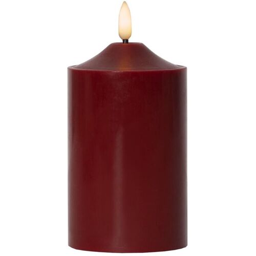 Bloc Led Lumière Flamme Foncée / 15 Cm / Minuterie